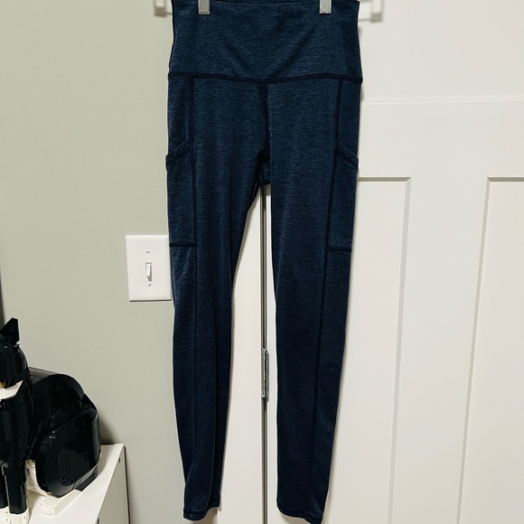 aerie Pants - Aerie Heathered Blue Leggings